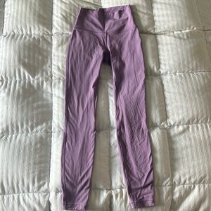Lululemon align leggings 25 inch in purple: size 4